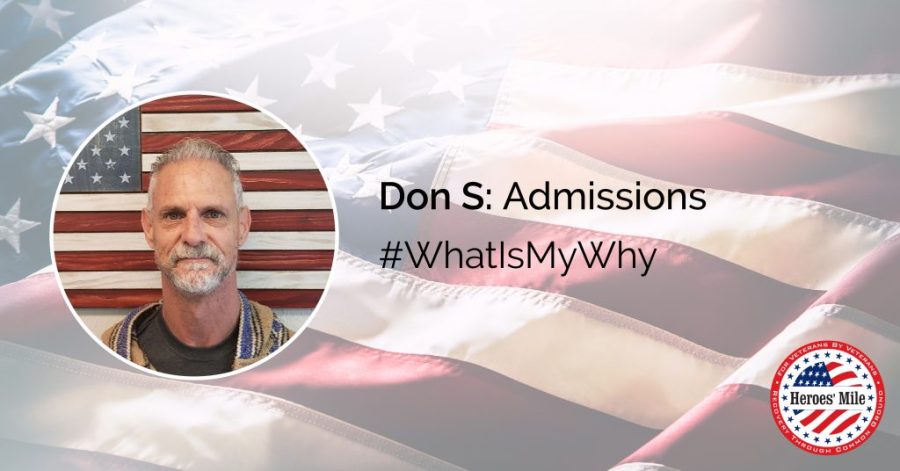 What Is My Why: Don S., Director of Admissions