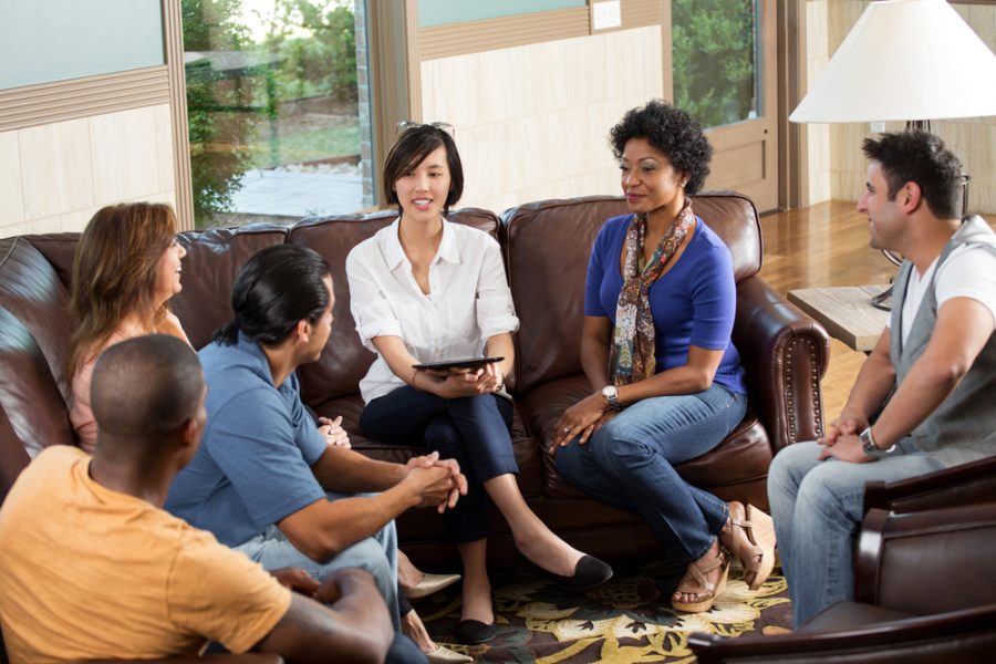 group therapy session
