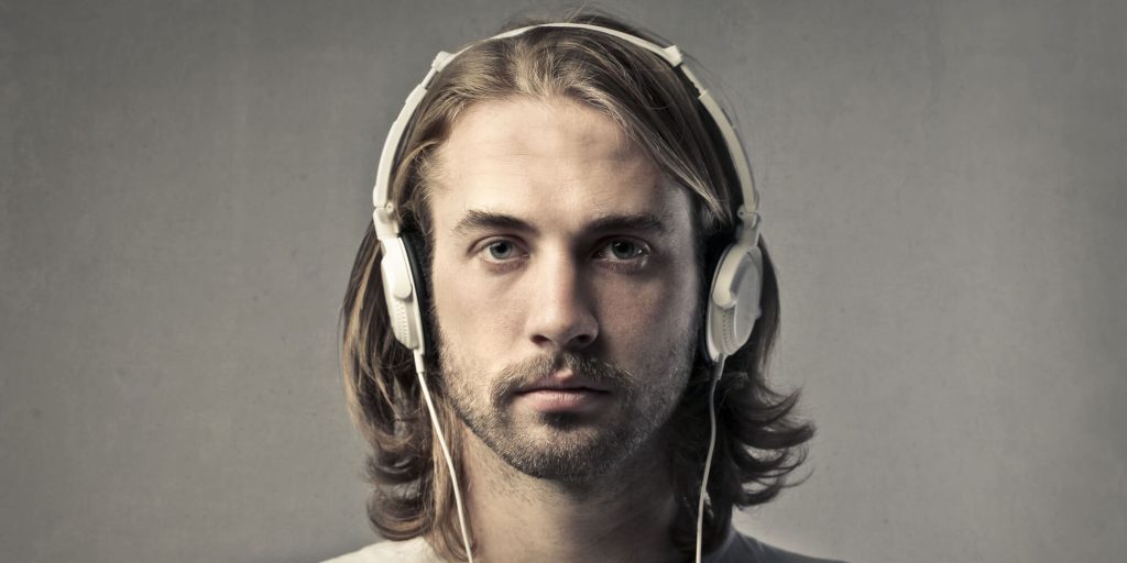 man listening to music in Recreational Therapy Ohio