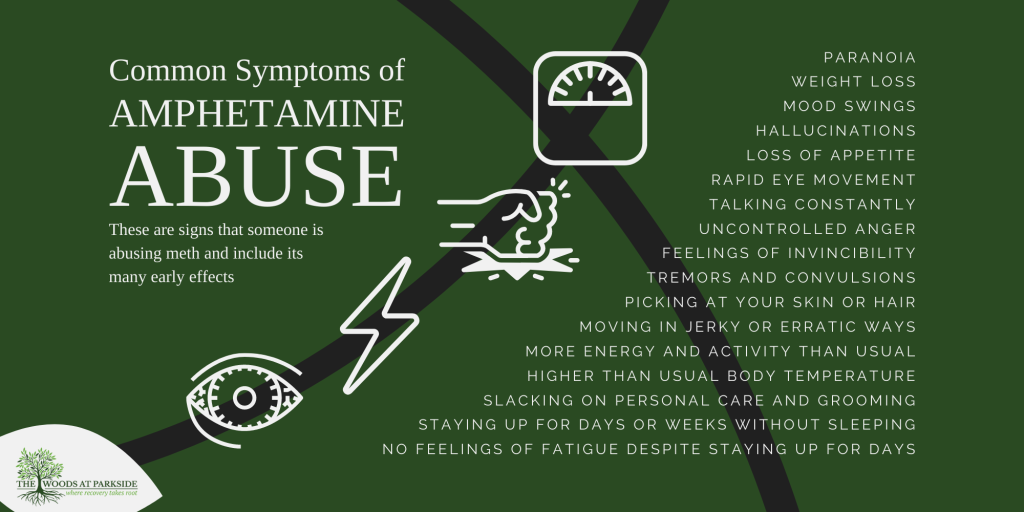 symptoms of meth abuse infographic